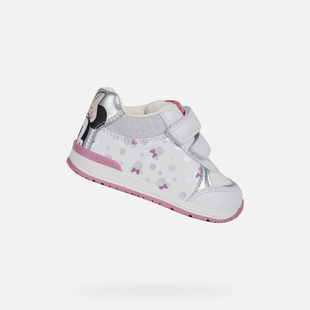 Geox Sneakers White/Silver Rishon Girl - Geox Baby Shoes - MSICUY614